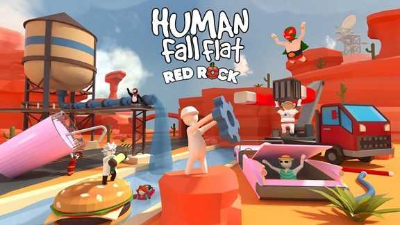 Human Fall Flat Red Rock GoldBerg PC Game