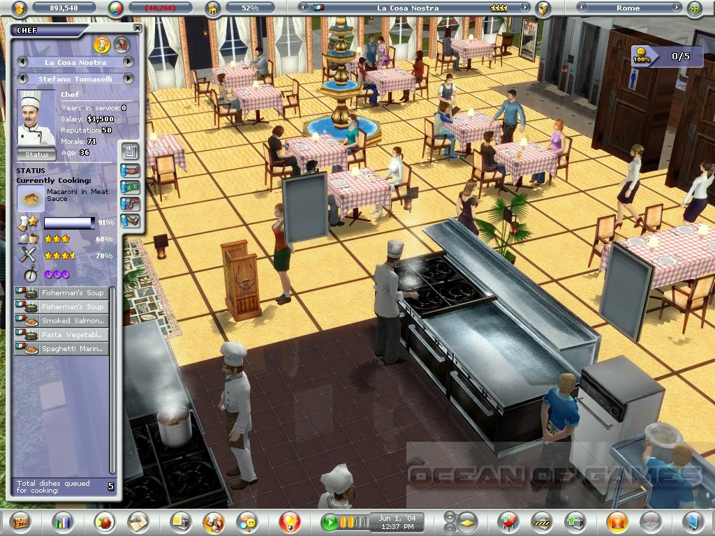 Restaurant Empire 2 Free Download - Ocean of Games- Free Download PC Games