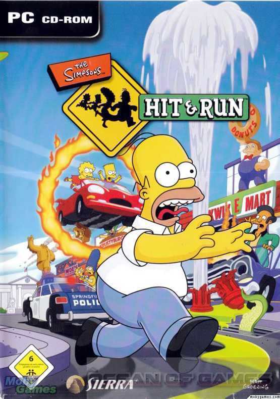 homer simpson hit and run download pc