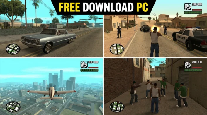 Grand Theft Auto San Andreas Free Download For PC